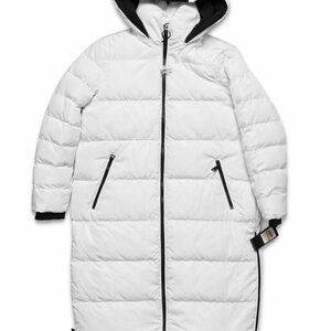 Karl Lagerfeld Black and White Puffer Coat